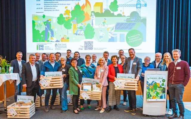 Die Organisatoren der 1. Klimakonferenz Südweststeirmark durften sich über großen Zuspruch freuen. | Foto: ®RM_SWS_GmbH_derSchindler.at.