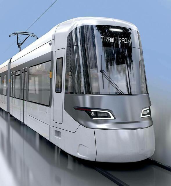 Auf den neuen Linien sollen diese "TramTrain"-Modelle zum Einsatz kommen. | Foto: Verkehrsbetriebe Karlsruhe