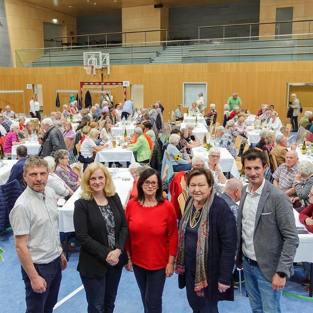 Stadtrat Mathias Bratengeyer, Stadträtin Claudia Pawlik, Stadträtin Ulrike Cap, Vizebürgermeisterin Christine Beck, Bürgermeister René Lobner | Foto: Stadtgemeinde Gänserndorf