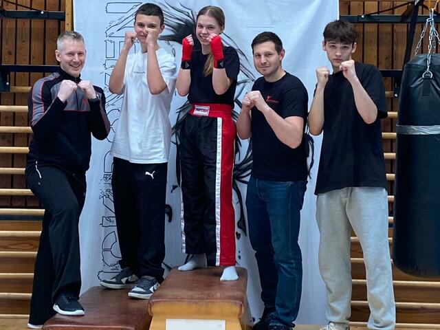 Das Pressbaumer Kickboxteam. | Foto: Roman Munz