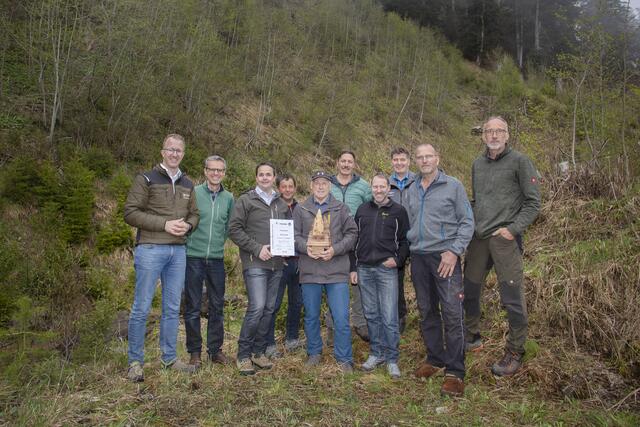 Das Projekt „Ludescher Frassenwald“ wurde ausgezeichnet | Foto: Land Vorarlberg/C. Hefel