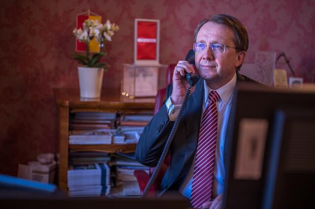 St. Pöltens Bürgermeister Matthias Stadler