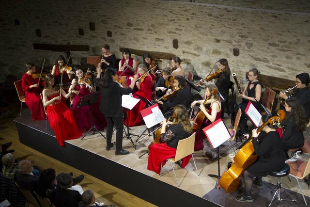 Großes Kino bot die Grazer Frauenphilharmonie.