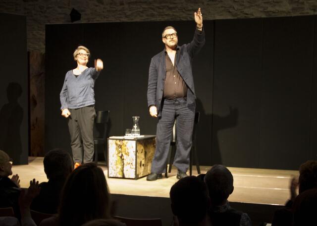 Tamara Metelka und Nicholas Ofczarek begeisterten mit Rilke-Texten.