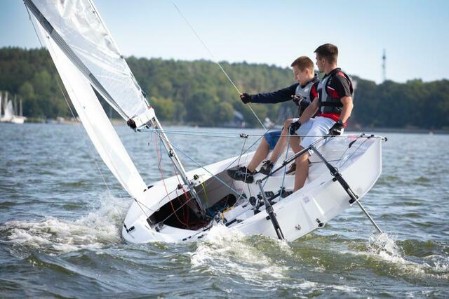 Dominik und Patrik Huber (v.l) überlassen nichts dem Zufall: Am Wannsee wurde hart trainiert. | Foto: privat