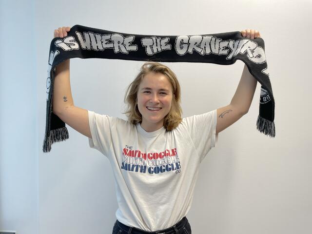 Come on, Sport-Club! Lara Krampf spielt aktuell bei den Dornbachern.