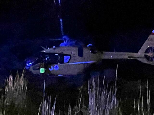 Der Rettungshubschrauber war in Haugsdorf im Einsatz. | Foto: FF Jetzelsdorf