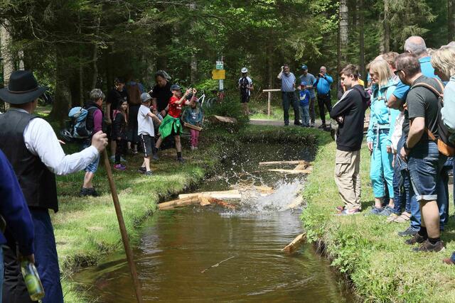 Kaum vorstellbar, dass in dem Kanal mit nur zweieinhalb Metern Gefälle pro Kilometer Scheiter in großem Stil geschwemmt wurden | Foto: gawe