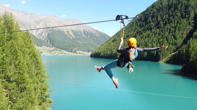 Hoch hinaus im Ötzi Rope Park, Südtirol | Foto: Ludwig Gorfer