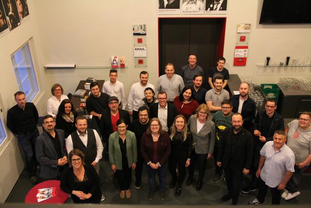 Die jungen Gemeinderäte der SPÖ im Bezirk Braunau mit Nationalrat Maximilian Lercher, JG-Vorsitzender Ines Emersberger und Landtagsabgeordneter Gabriele Knauseder. | Foto: SPÖ