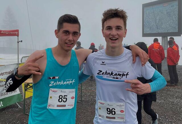 Von links: Fabian Hennerbichler, Niklas Scherb