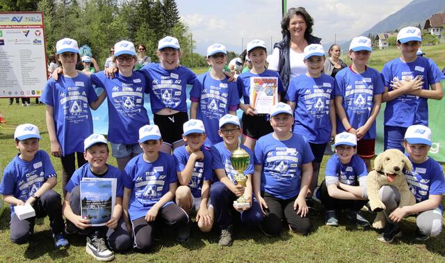  Volksschule St. Stefan im Gailtal ist Drittplatzierte. | Foto: KZS/AUVA Markus Lippitsch