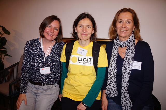 Nina Hollinger (Jugend eine Welt)
Eva Dürr (Licht für die Welt)
Claudia Schiebel (Krebshilfe NÖ)
