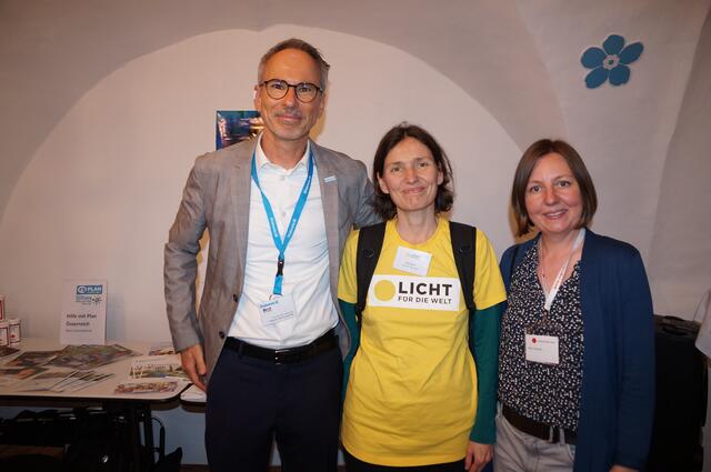 Christian Otto Wissounig (Brot für die Welt)
Eva Dürr (Licht für die Welt)
Nina Hollinger (Jugend eine Welt)
