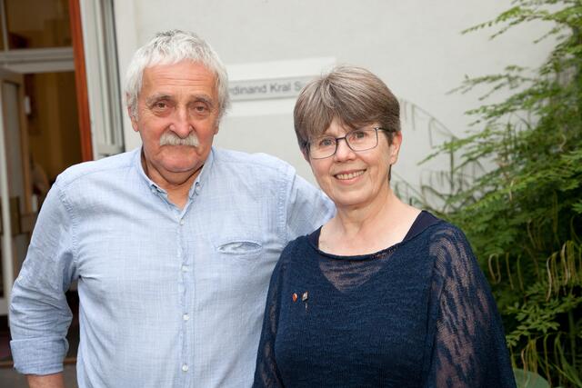 Die frühere Obfrau Maria Bein und Erich Pummer.  | Foto: Helmut Jakich