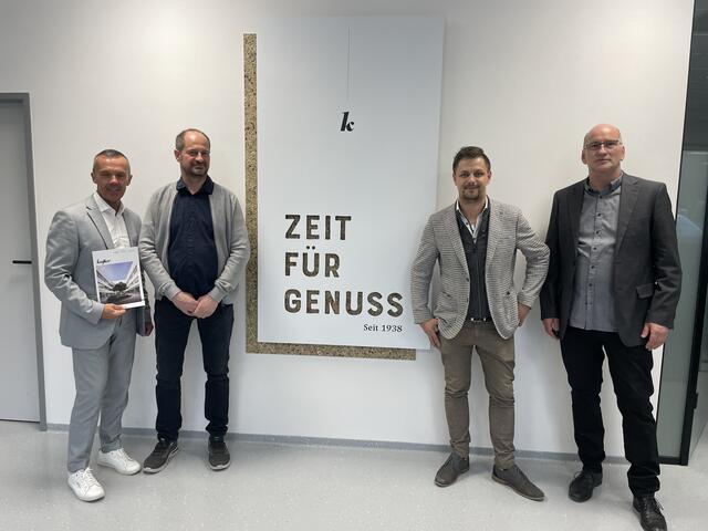 Otmar Ladner, Anton Kofler, Patrick Schwarz und Martin Kofler (v.l.). | Foto: WK Landeck