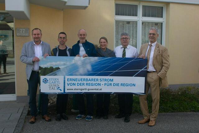 Das Projektteam: Thomas Wolfesberger, Andreas Safron, Andreas Drack, Martina Birngruber, Hermann Reingruber, Martin Tanzer (v. l.) | Foto: Leader-Region