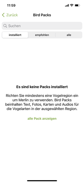 Mit unserem App-Tipp der Woche Merlin Bird ID können weltweit mehr als 5000 Vogelarten am Gesang identifiziert werden. | Foto: Screenshot