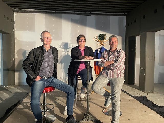 Kulturarbeiter: Roman Polak, Barbara Hauser und Martin Flür. | Foto: Perktold