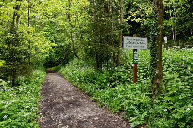 Hier begann unsere Wanderung, die Sonne wollte uns an dem Tag nicht begleiten, schön war's trotzdem