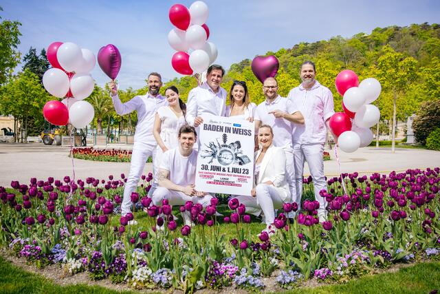 Baden in Weiss macht Baden wieder zum Shopping- und Party Hotspot. | Foto: 2023psb/faber