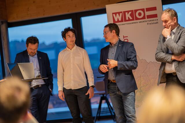 Von links: Stefan Schöfl, Daniel Hofer, Robert Kolmhofer, Johann Mitmasser.
