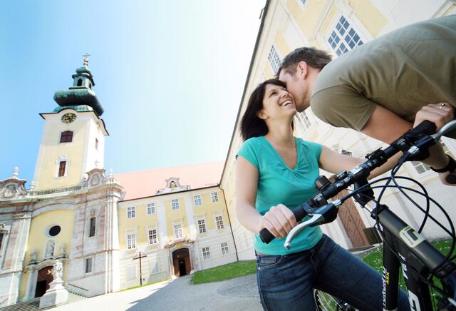 Für Genussradler und Familien eignet sich die Herz-Mostviertel-Radroute. Sie führt von Seitenstetten bis Biberbach. | Foto: Mostviertel Tourismus/weinfranz.at