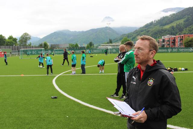Projektleiter Josef Jansky und sein Team notierten sich die Talente aus dem Bezirk. | Foto: SC Liezen