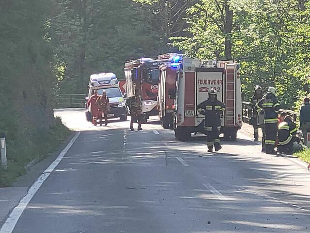 Die Rettungskräfte sind bereits vor Ort | Foto: ZvG