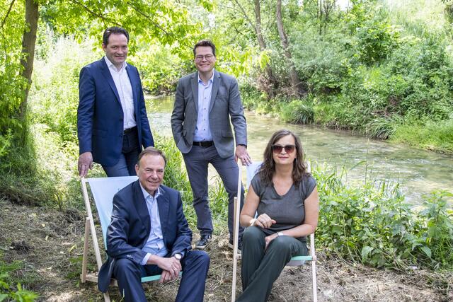 Erholung am naturnahen Liesingbach.  | Foto: BV 23 /Genitheim