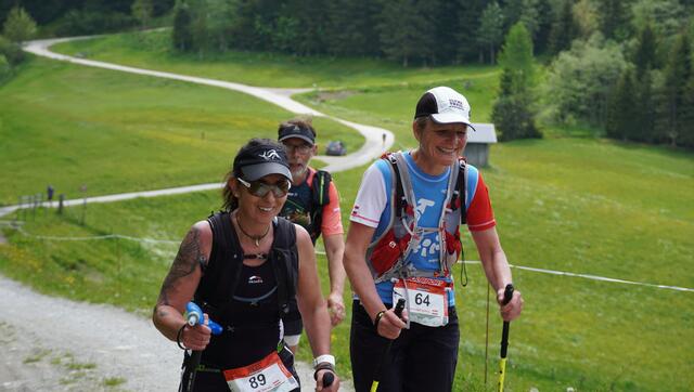 Die Stimmung bei den Trailrunnern war auf allen Distanzen bestens. Das gute Wetter trug ebenso dazu bei. | Foto: Felix Hallinger