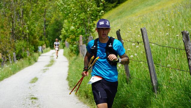 Auch Manfred Passrugger aus Schwarzach nahm die 47 Kilometer des Schwarzach Trail in Angriff. | Foto: Felix Hallinger