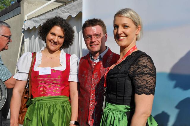 Jurorin Petra Mayer, Organisator Maximilian Stromberger und Christine Pleschberger vom ORF Kärnten