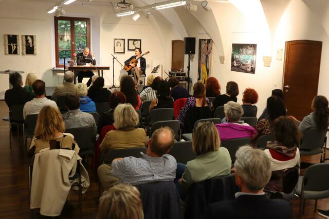 Dinzlschloss Villach während der Lesung | Foto: Julia Jank