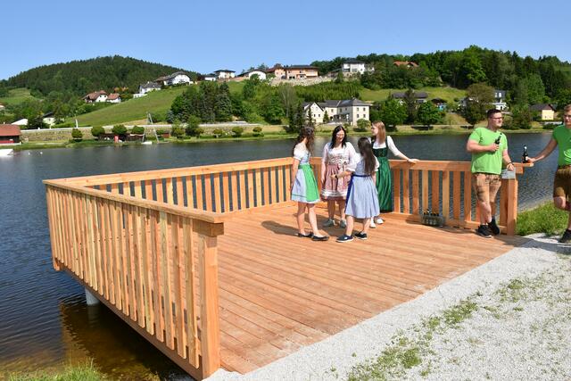 Aussichts-Plattform eine Bereicherung am Badesee | Foto: Robert Zinterhof