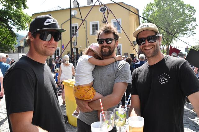 Michael, Ida, Thomas und Fabian genossen die gute Stimmung. | Foto: Kendlbacher