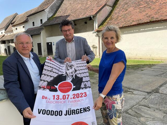 Freuen such auf den Sommer: Josef Ober (l.), Michael Mehsner und Andrea Meyer | Foto: RegionalMedien