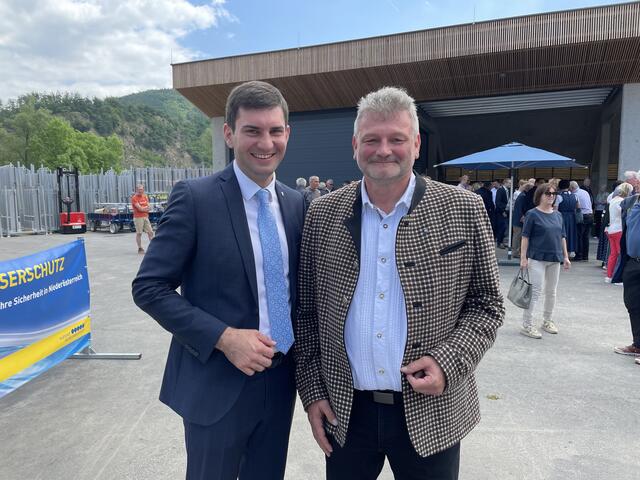 Vizebürgermeister Rainer Toifl und Bürgermeister Josef Kremser. | Foto: Necker