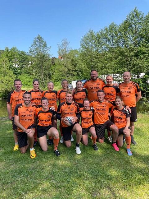 Arnreiter Mannschaften beim Haslacher Pfingstturnier. | Foto: Sportunion Arnreit