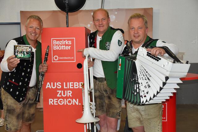 Die Edlseer schauten auch beim RegionalMedien Burgenland-Stand vorbei. | Foto: Michael Strini
