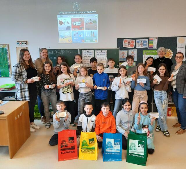 "Plastikfrei"-Workshops in den vierten Klassen der Volksschule Eferding Nord. | Foto: KEM/BAV