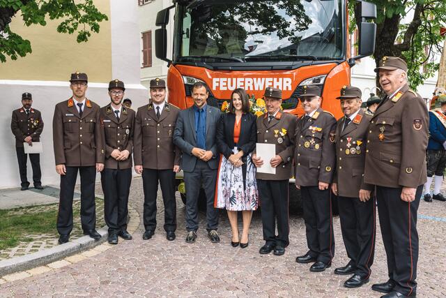 Ehrung für 50 Jahre Mitgliedschaft | Foto: Julian Pernsteiner