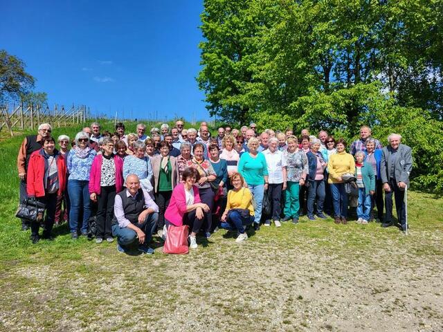 Die Senioren aus Gleinstätten genossen der herrlichen Tag in Slowenien. | Foto: Seniorenbund Gleinstätten