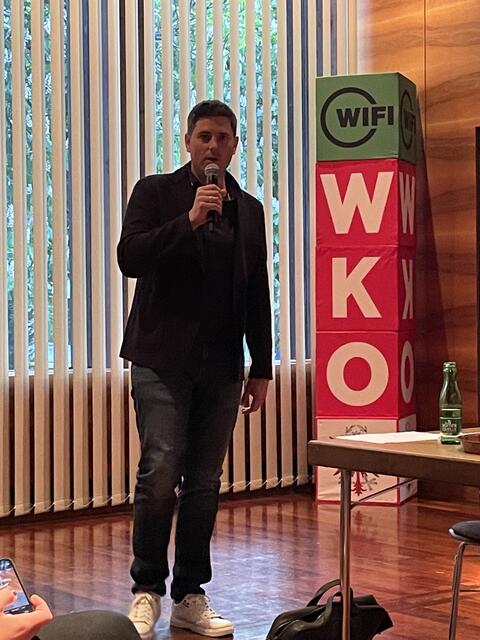 Andreas Witting stellte das neue Gutscheinsystem "Coupona" vor.