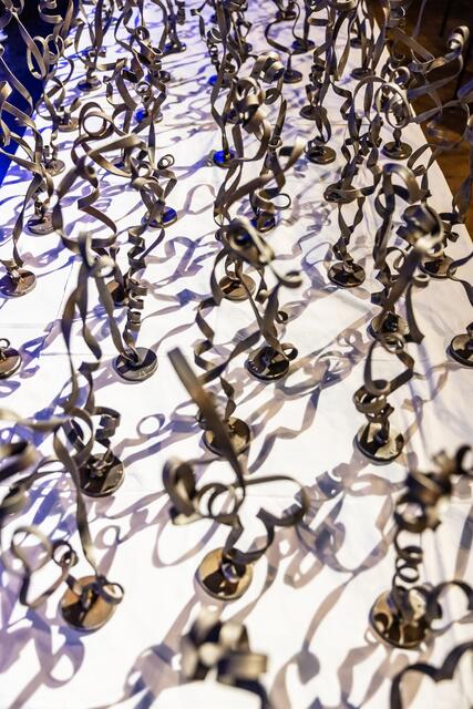 Die Tiroler Illusionsbanderolen. Jede ein Unikat - gestaltet von Alois Schild | Foto: Herbert Waltl