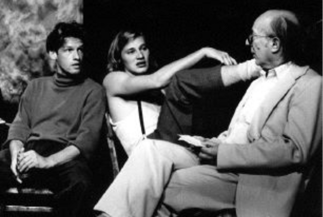 THEO PEER - legendär - Er kriegt eine EHRENBANDEROLE für sein Lebenswerk. Hier im Bild mit Anders Linder und ...? | Foto: Herbert Waltl