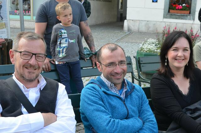 Christian und Alexandra Rudiferia mit Freund Jason Stahl