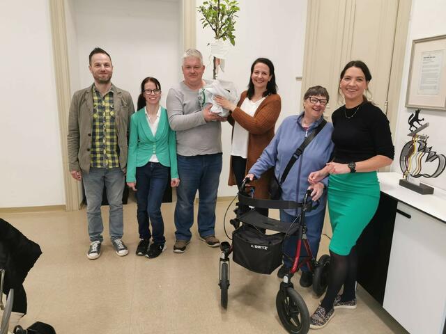 Von links: Harald Folta (Koordination der Interessensvertretung), Jasmin Schwab, Roland Kainz, Vizebürgermeisterin Michaela Lientscher, Helga Tatschl und Katharina Happe (Leitung Kommunikation &amp; Interessensvertretung) | Foto: Lebenshilfe Kärnten
