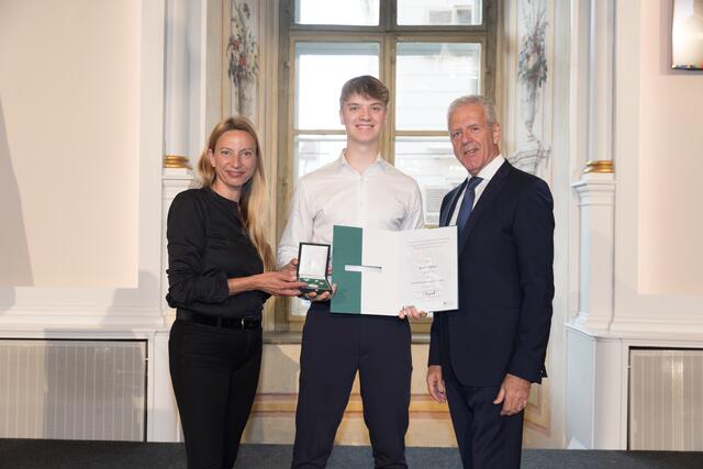 ... und sein Bruder Kevin Masser, U19-Weltmeister | Foto: Land Steiermark/Scheriau