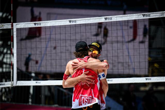 Robin Seidl und Moritz Pristauz beenden das top besetzte Elite16-Turnier. | Foto: Beach Volleyball World